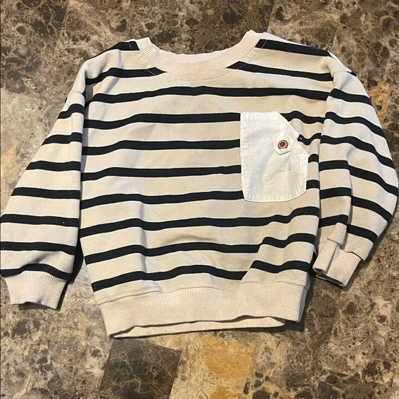 tht.le Other - Nautical Striped Kids Sweater with Pocket
